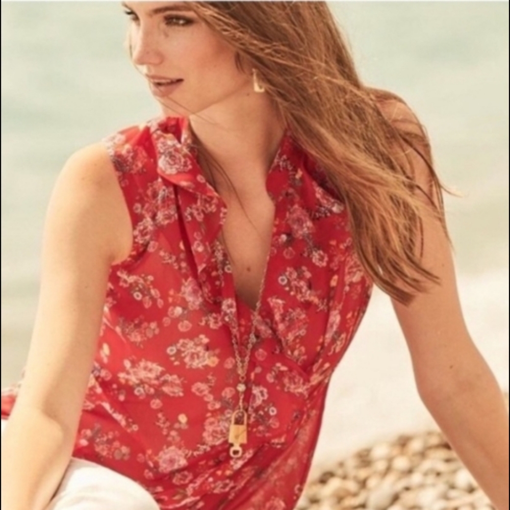 Cabi Crush Spring Floral Style 5219 Small Top